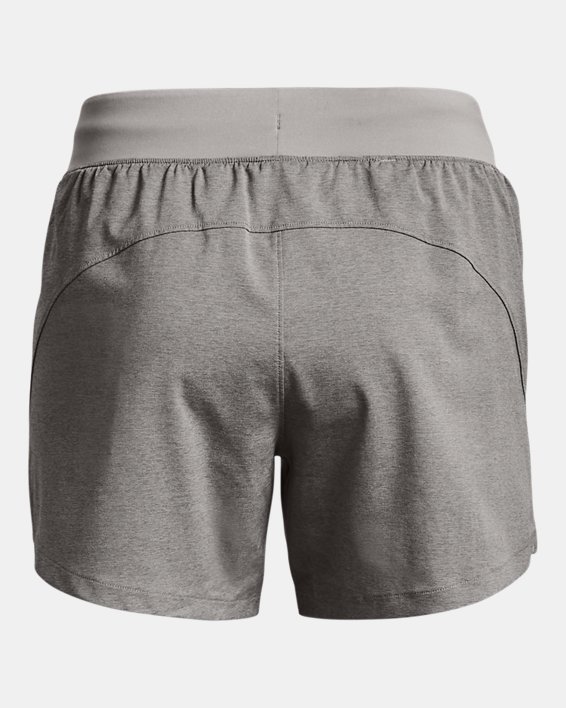 Women's UA Launch SW ''Go Long'' Shorts, Gray, pdpMainDesktop image number 7